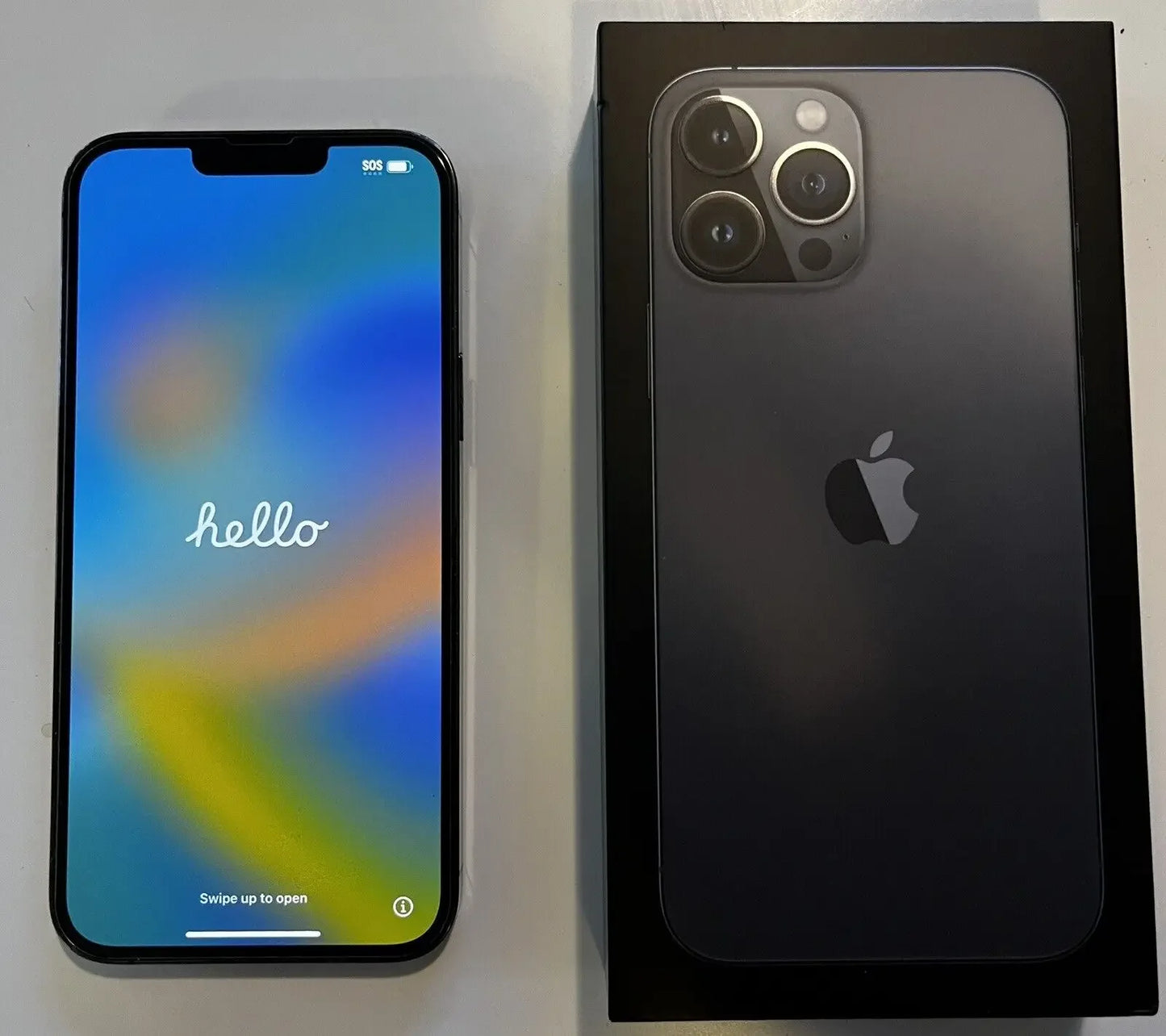 Apple iPhone 13 Pro Max Unlocked Original 128GB 256GB 512GB 1TB ROM Genuine OLED A15 IOS Face ID NFC 5G Cell Phone