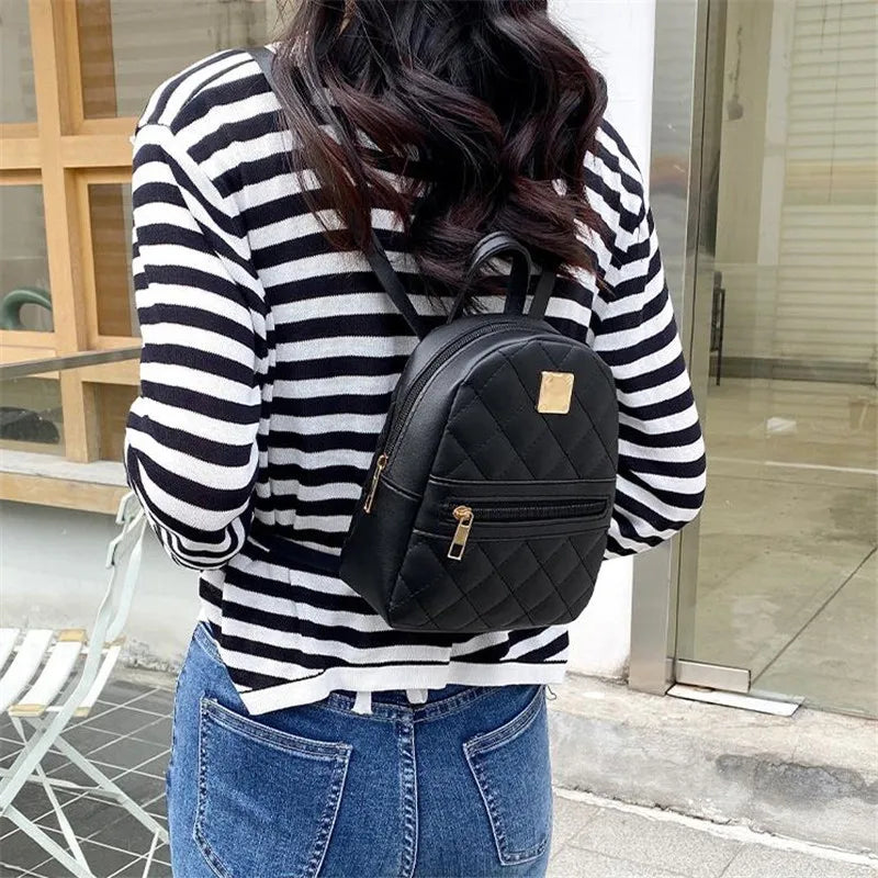 Women's Embroidered Double Pocket Shoulder Bag - Fashionable Tote