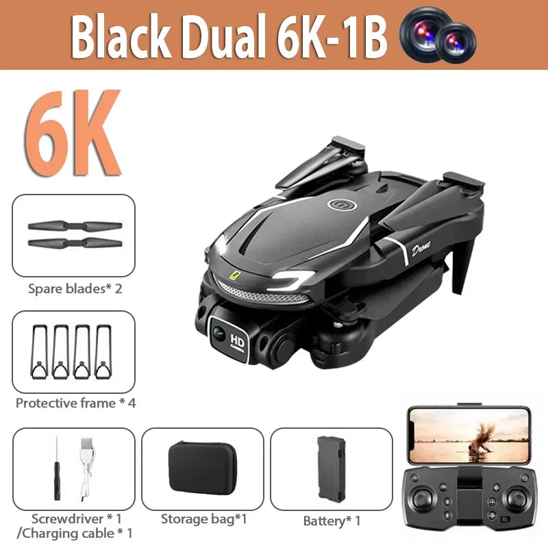 Mini New V88 Drone 8K Professional HD Aerial Photography 5G GPS Remote Control Aircraft HD Dual Camera Quadcopter Toy UAV