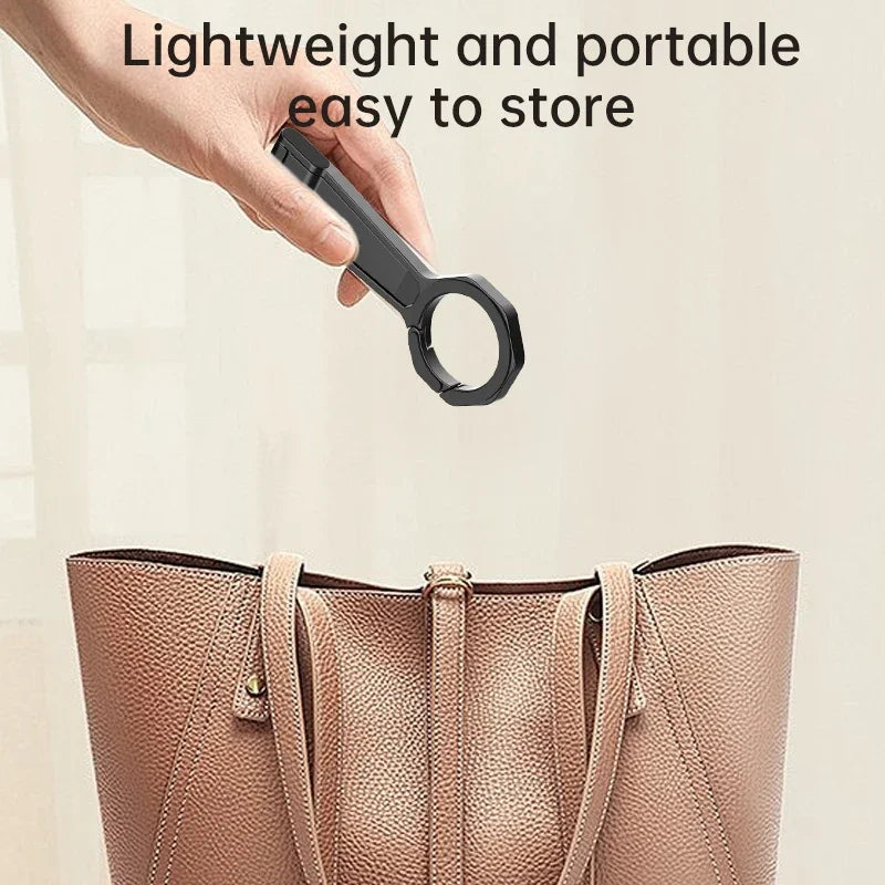 Minisopuru Magnetic Phone Tripod Stand Mini Portable Cell Phone Holde Aluminium Dual-sided Magnetic Smartphone Mount for iPhone