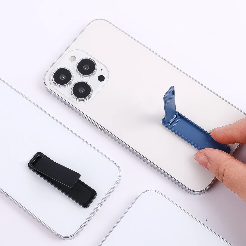 Mini Folding Metal Phone Kickstand Universal Vertical Horizontal Phone Holder Bracket Adjustable Desk Mount for iPhone Samsung
