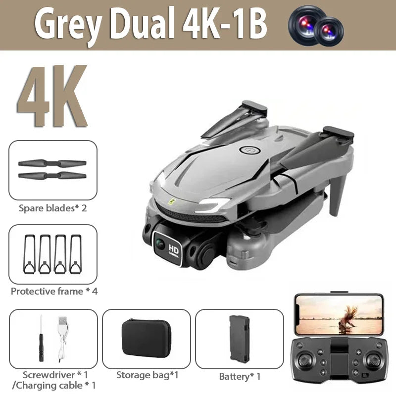 Mini New V88 Drone 8K Professional HD Aerial Photography 5G GPS Remote Control Aircraft HD Dual Camera Quadcopter Toy UAV