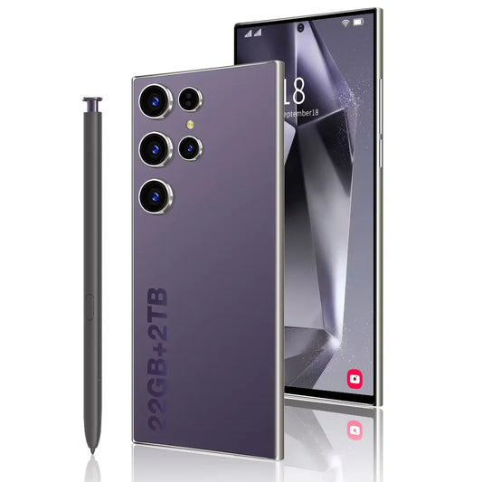 Android Smartphone S24 Ultra Smart phone 7.3 inch Full Screen 4G 5G Cell Phone 22TB+2TB Mobile Phones Global Version Celulares