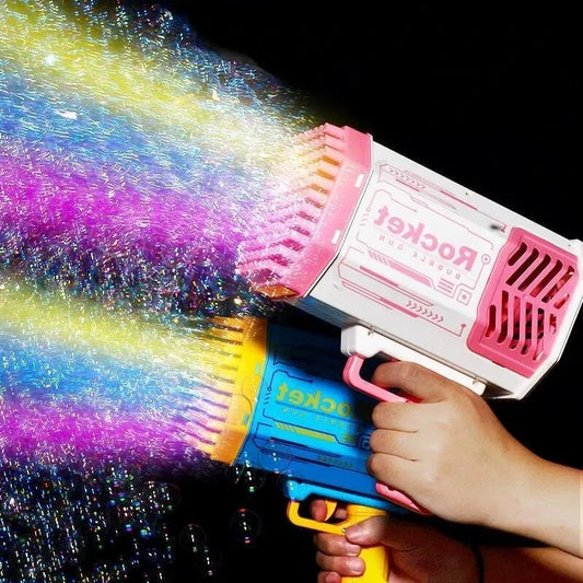 40 Hole CHILDREN'S Outdoor Toy Bubble Gun Electric Toy Blowing