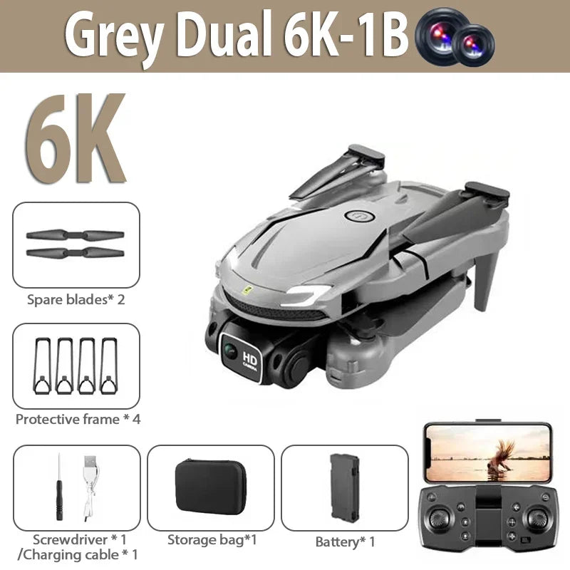 Mini New V88 Drone 8K Professional HD Aerial Photography 5G GPS Remote Control Aircraft HD Dual Camera Quadcopter Toy UAV
