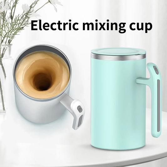 Automatic Stirring Cup Mug Portable Coffee Electric Stirring Stainless Steel Rotating Magnetic Home Drinking Tools