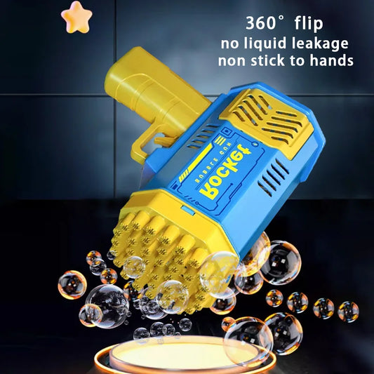 40 Hole CHILDREN'S Outdoor Toy Bubble Gun Electric Toy Blowing