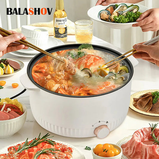 5L Electric Pot Non-stick Kitchen Double Pot Hot Pot Multi-function Electric Pot for Home Electric hot pot