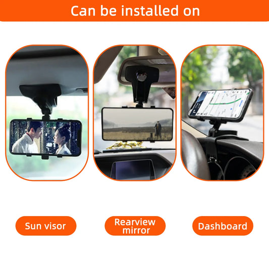1pc Car Phone Holder Multifunctional And Environmentally Friendly Car Dashboard Vent Holder Suitable For Various Types Of Phones
